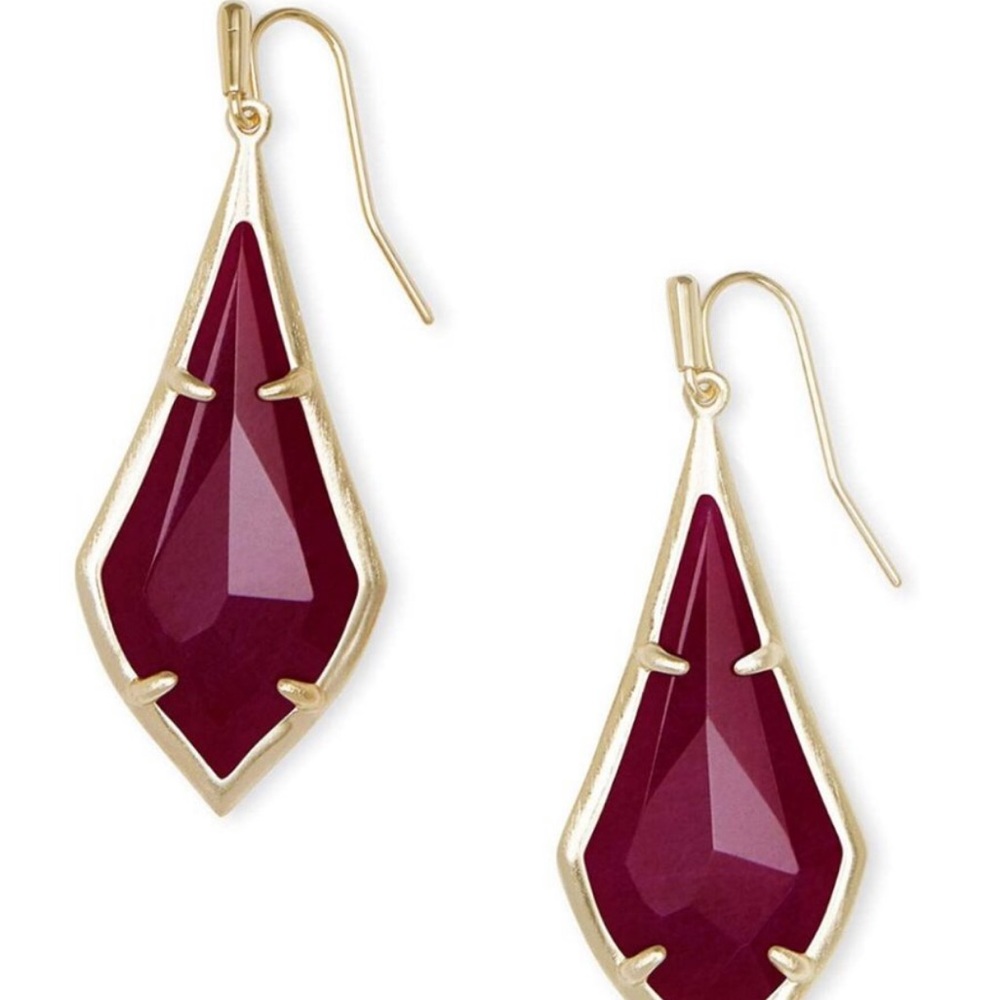 Maroon Olivia earrings